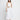 Self Contrast Rylie Midi Skirt-White