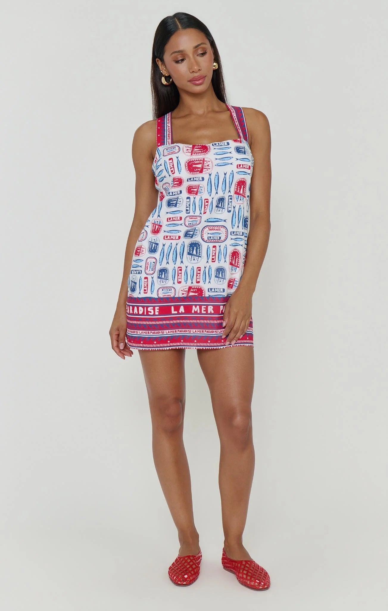 Detour Mini Dress-Sardine Border – Charyli Stores