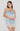 EmmyLou Mini Dress-Blue Satin/Lace