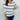 Stitchdrop Zipline Sweater White Stripe