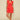 Alice Asymmetrical Dress- Red/Orange 