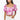 Anissa Puff Sleeve Floral Top- Orchid/Cream