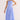 Avalon Square Neck Midi Dress- Jacaranda Blue