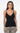 Azalea Knit Crochet Top-Blk