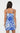 Bea Side Tie Wrap Mini Dress-Cobalt