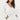 Beverly Linen Dolphin Hem Shorts- White