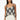 Camila Strappy Embroidered Top- Black/Cream