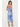 Corilyn Cut Out Midi Dress-Cobalt