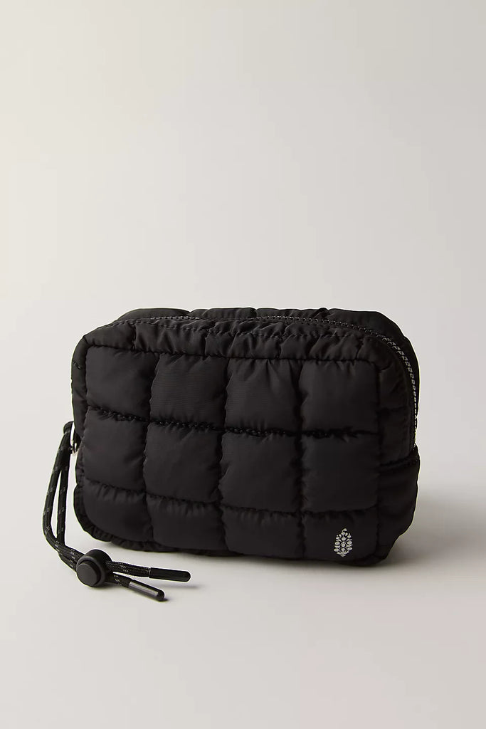 Free People Quilted Mini Case Black