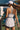 Cool On The Court Dress-White Stripe
