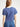 Drew Crop T-Shirt-Blue