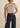 Favorite Daughter Cropped Signature Tee-Pumice/Espresso
