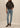 Favorite Daughter Crop Signature Sweatshirt-Espresso/Blue