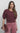 Hallie Cable Knit Puff Sleeve Sweater- Aubergine