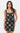 Lauren Grid Embroidery Top- Black and White