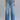[NORI] Medium Wash Clean Stretch High Rise Wide Leg
