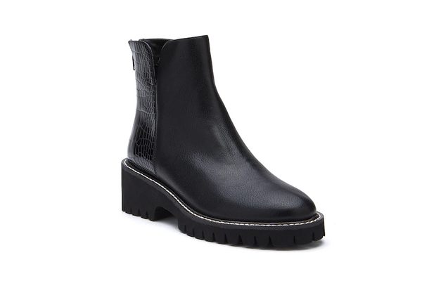 matisse flo black short boot leather